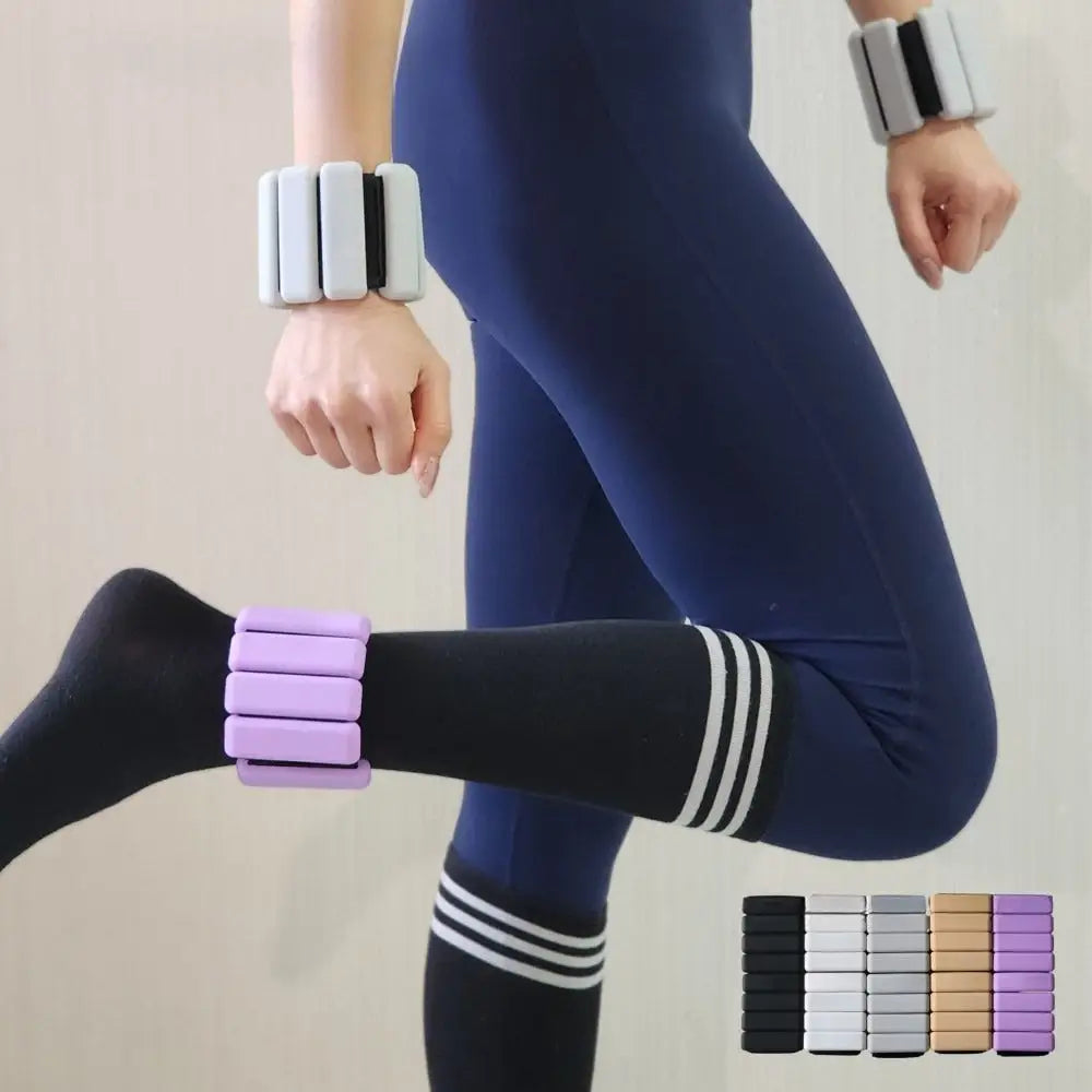 Weighted Sports Wristbands | Silicone Gravity Bracelets for Fitness & Running - 运动与健身