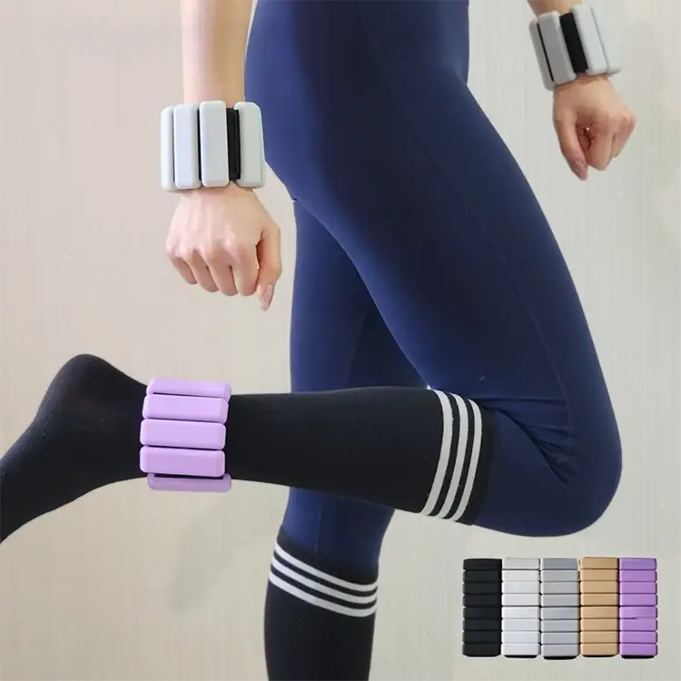 Weighted Sports Wristbands | Silicone Gravity Bracelets for Fitness & Running - 运动与健身