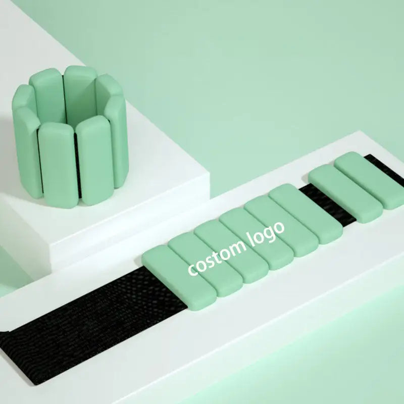 Weighted Sports Wristbands | Silicone Gravity Bracelets for Fitness & Running - Green / 1 Pound - 运动与健身