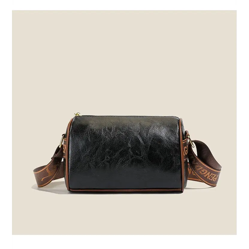Women’s PU Boston Crossbody Bag with Zipper - Fashion / Women’s Bags / Shoulder & Tote Bags