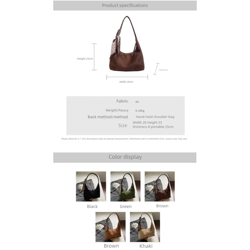 Women’s Velvet Shoulder Bag – Elegant Commuter Style with Zipper - Fashion / Women’s Bags / Shoulder & Tote Bags