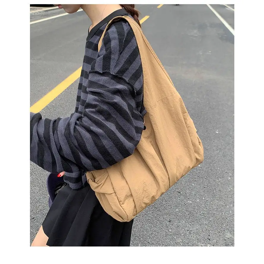 Zipper free size nylon fabric 2025 spring shoulder bag women’s bag - Fashion / Women’s Bags / Shoulder & Tote Bags