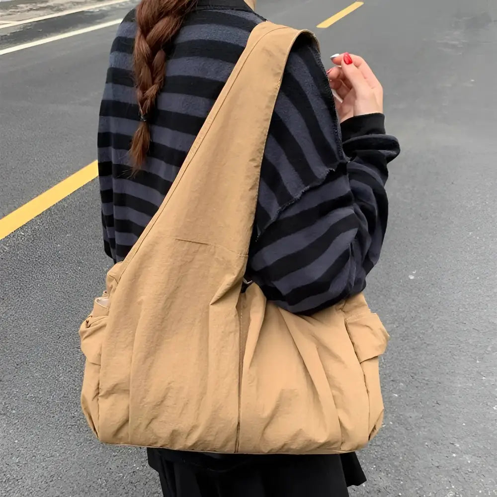 Zipper free size nylon fabric 2025 spring shoulder bag women’s bag - Fashion / Women’s Bags / Shoulder & Tote Bags