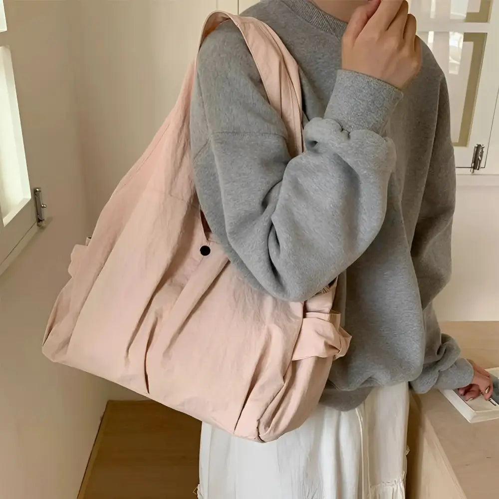 Zipper free size nylon fabric 2025 spring shoulder bag women’s bag - Fashion / Women’s Bags / Shoulder & Tote Bags