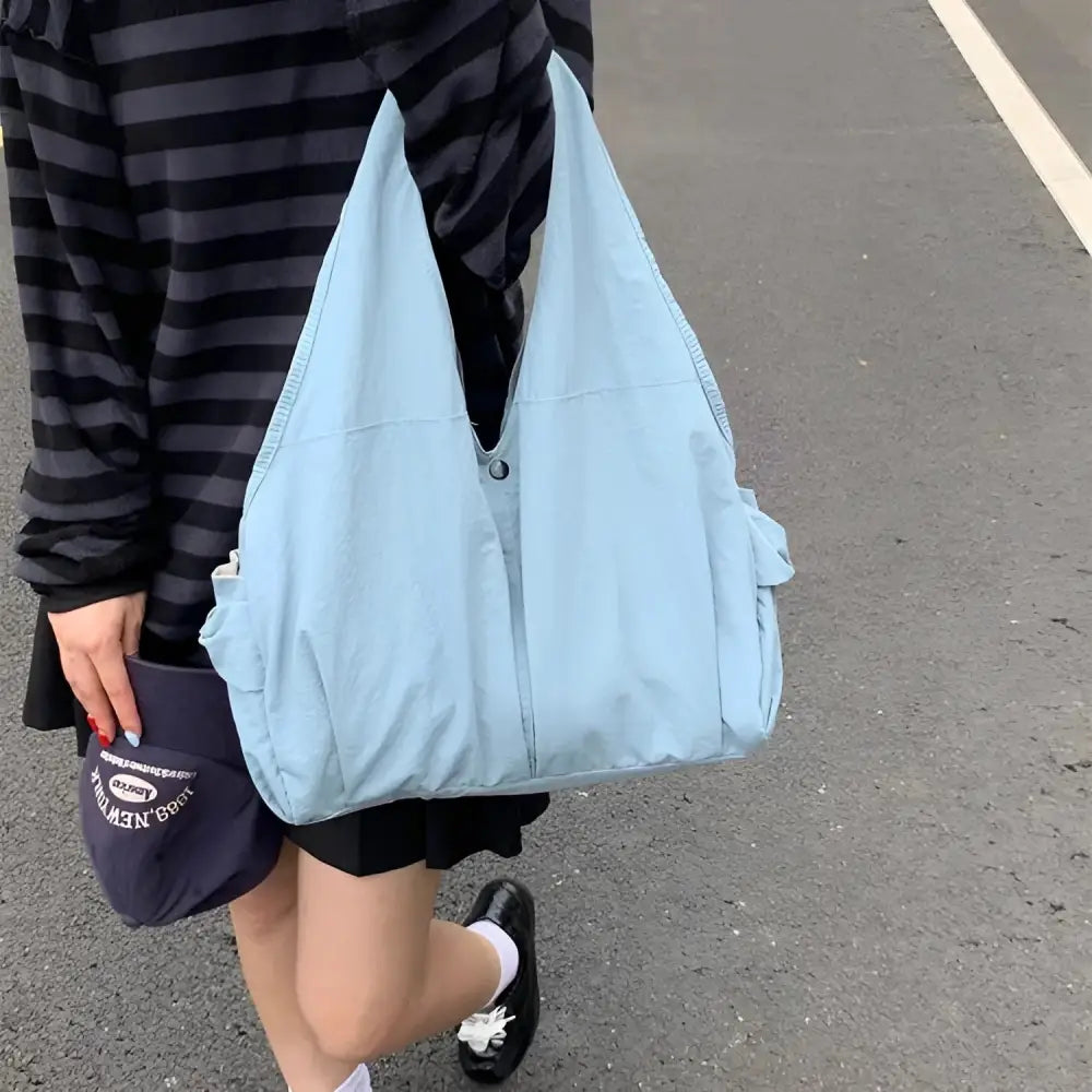 Zipper free size nylon fabric 2025 spring shoulder bag women’s bag - Fashion / Women’s Bags / Shoulder & Tote Bags