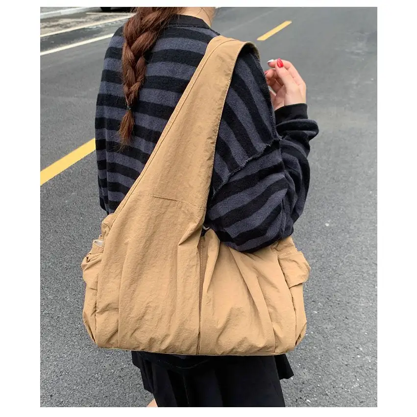 Zipper free size nylon fabric 2025 spring shoulder bag women’s bag - Fashion / Women’s Bags / Shoulder & Tote Bags