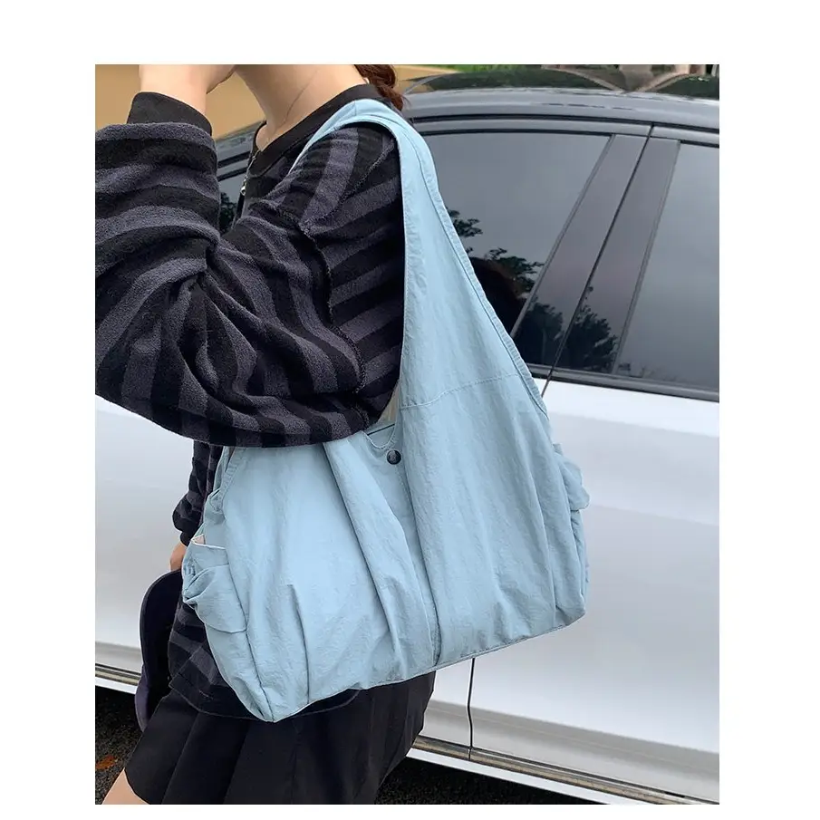 Zipper free size nylon fabric 2025 spring shoulder bag women’s bag - Fashion / Women’s Bags / Shoulder & Tote Bags
